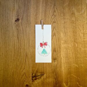 Palla di Natale con Albero – Biglietto di Natale