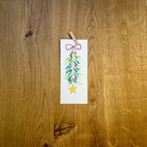 Ramo Decorato – Natale – Biglietto di Natale