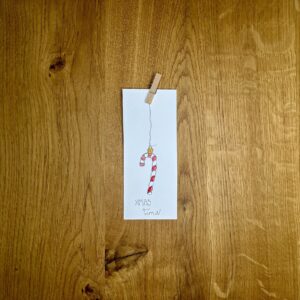 Candy Cane – Xmas Time – Biglietto di Natale