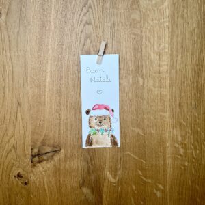 Biglietto Natalizio – Orsetto con Cappello